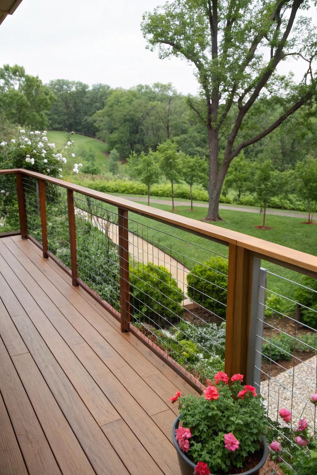 Custom heights beautifully frame and enhance garden views.