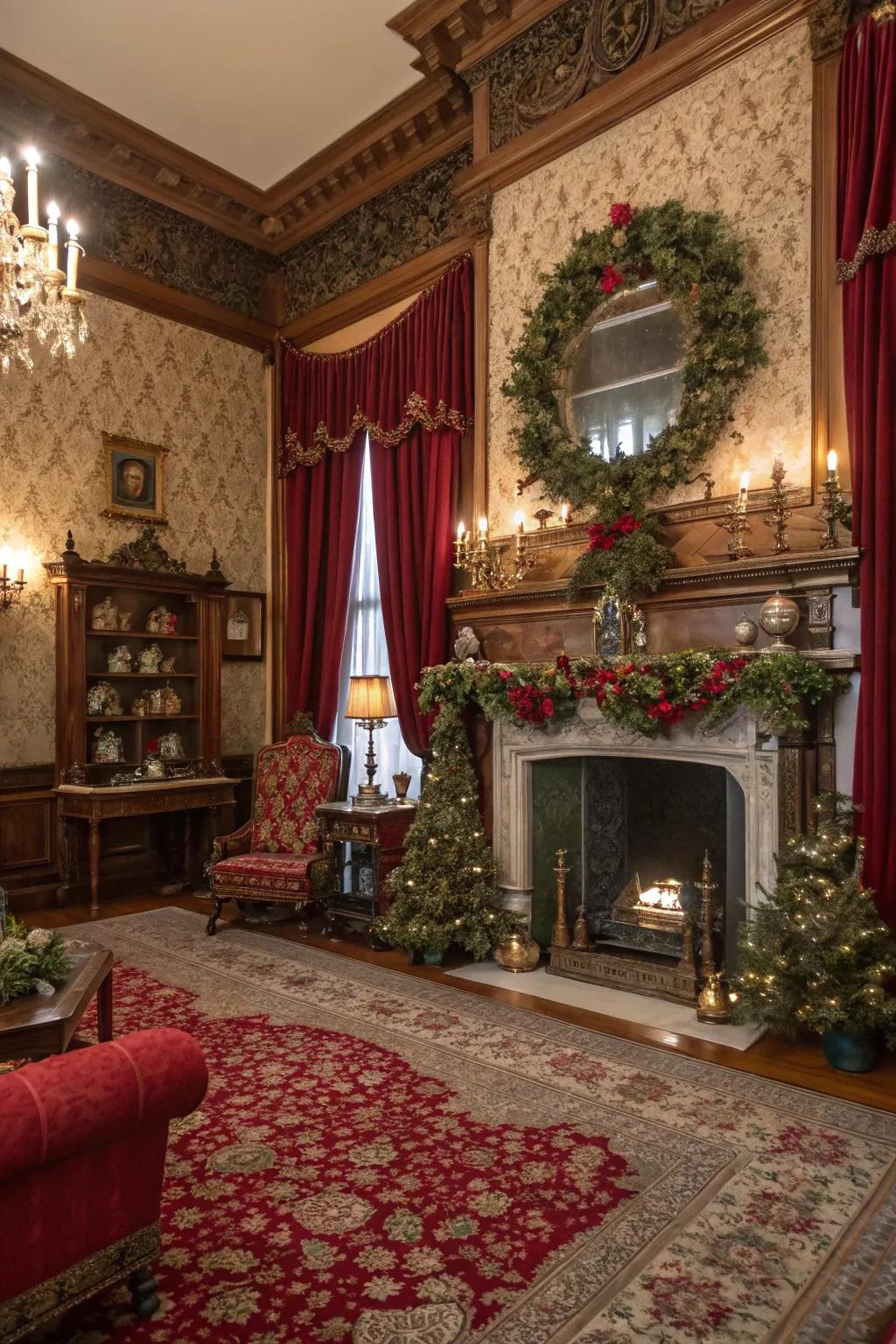 Experience the charm of a Heritage Christmas through this sophisticated theme.