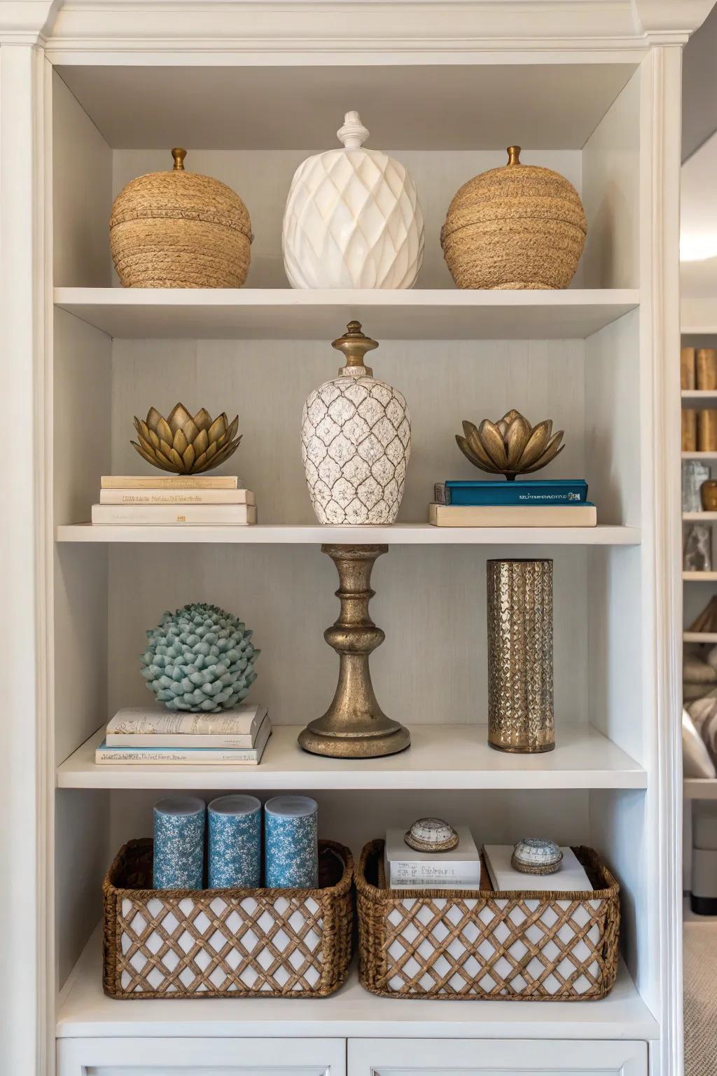 Balance instills structure and tranquility.