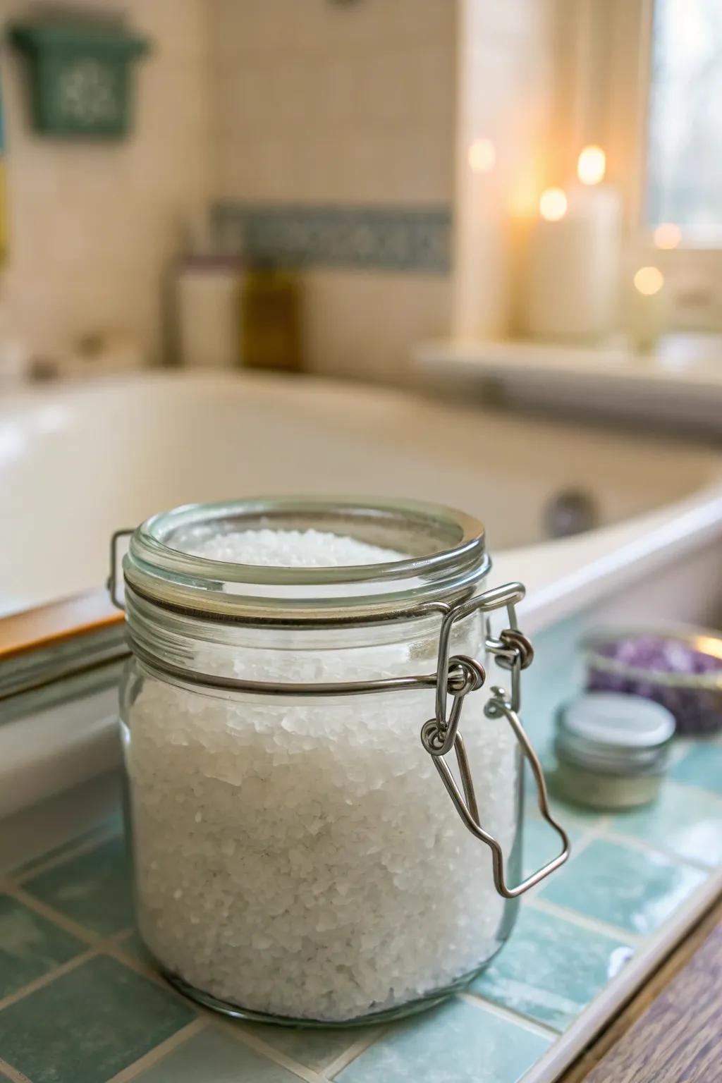 Airtight containers ensuring fresh Epsom salt storage