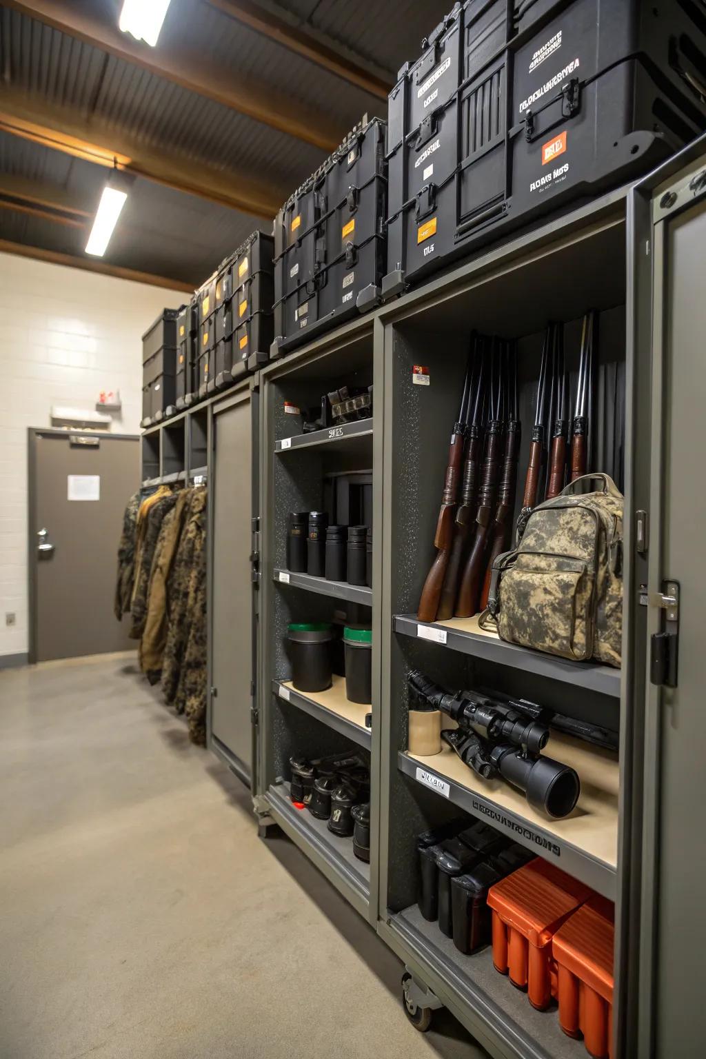 Hard cases protect valuable gear from damage.