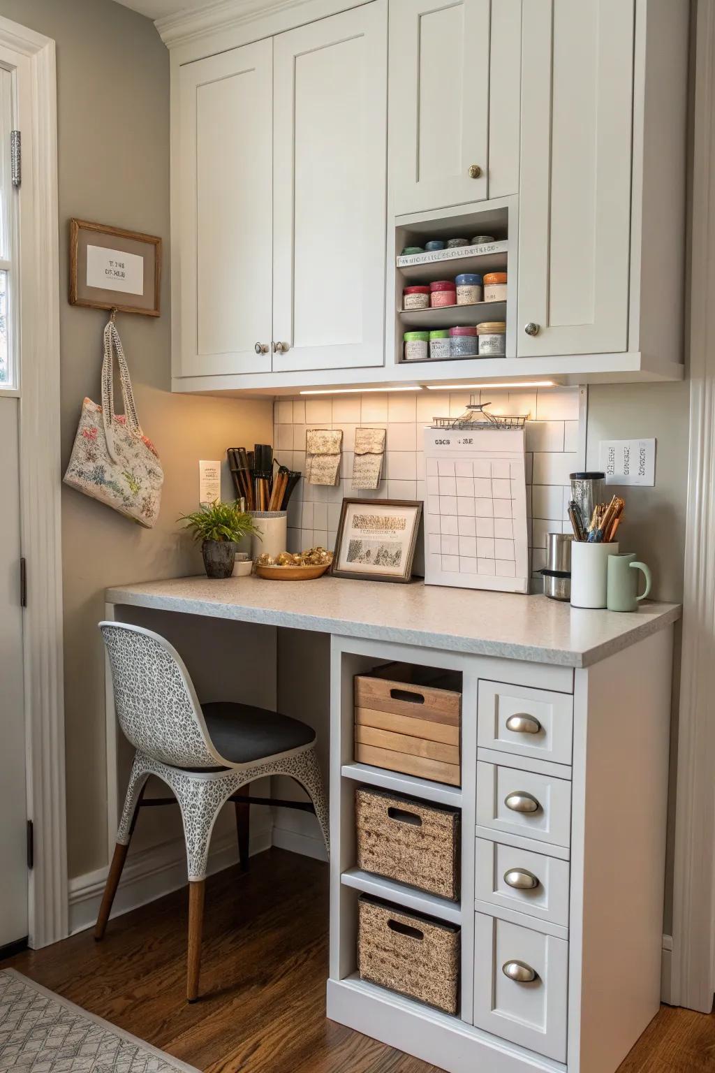 Effective storage options keep your mind clear and clutter-free.