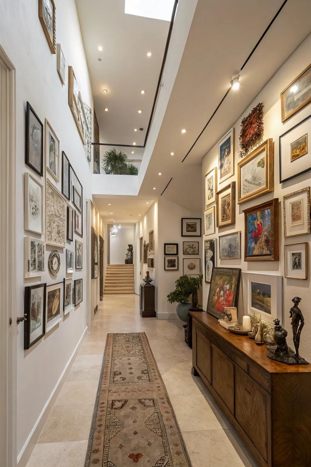 A prolonged arrangement cultivates an animated visual journey.