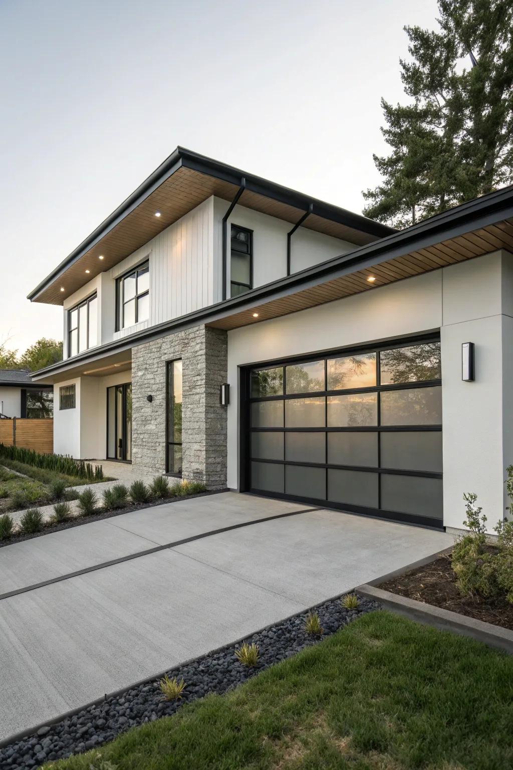 Improve your home's curb appeal with a consistent exterior style.