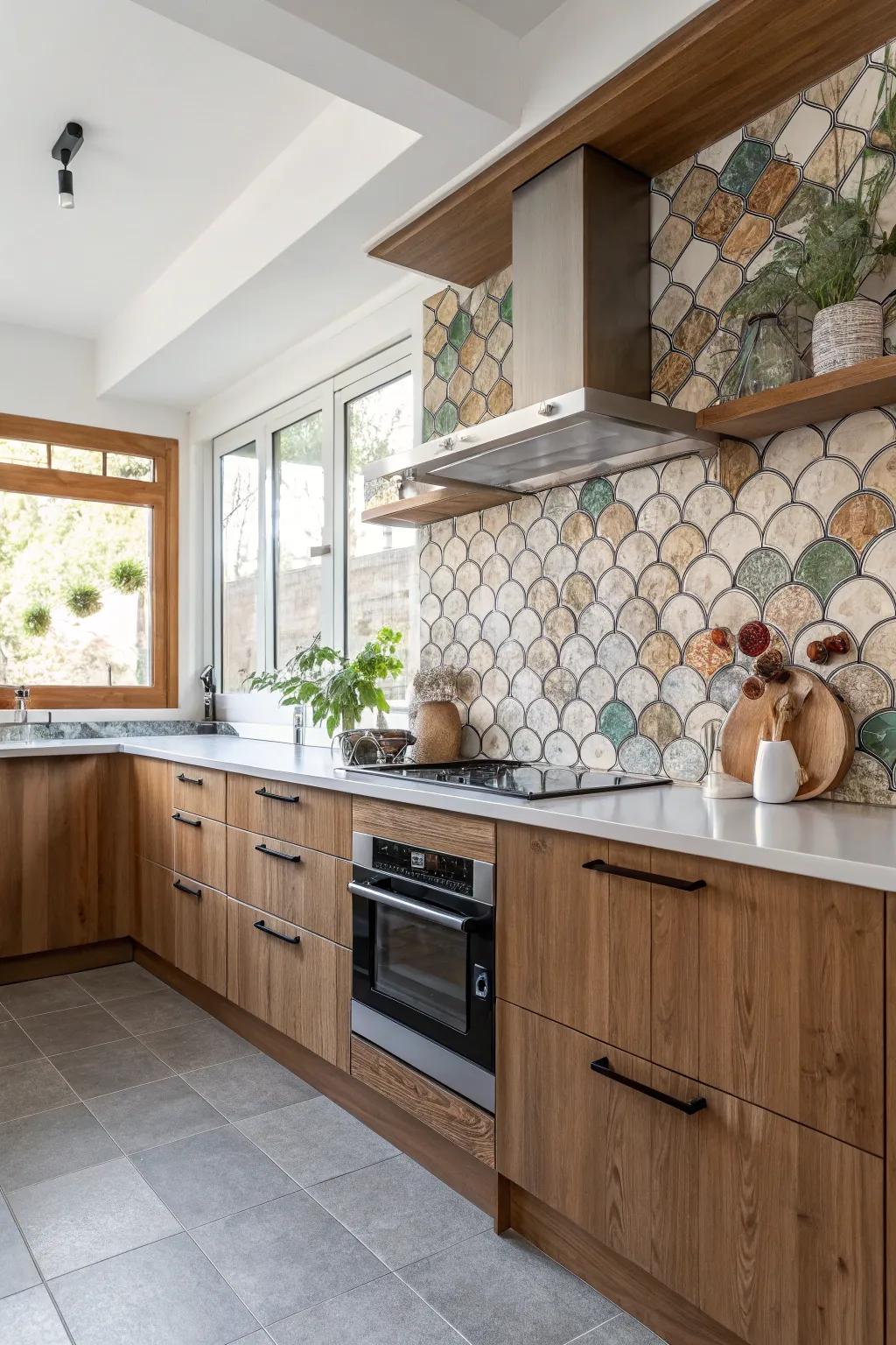 Eco-friendly squares combine sustainability with style.
