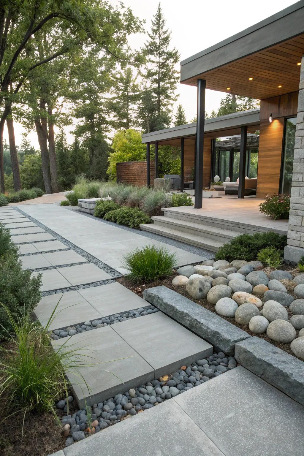 Mixing textures injects depth and intrigue into modern layouts.