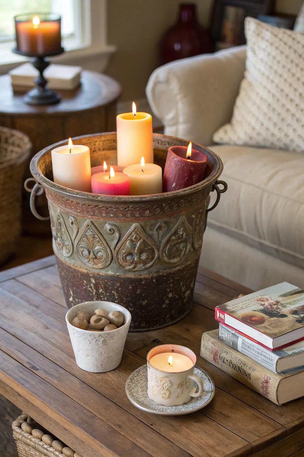 Establish a snug disposition through a jug light fixture.