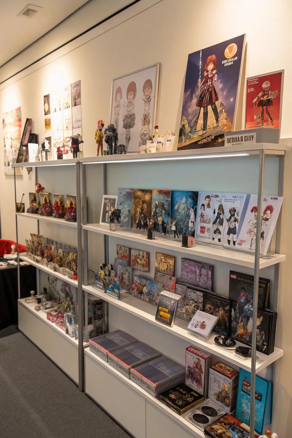 Strategically arrange your collections for optimum effect.
