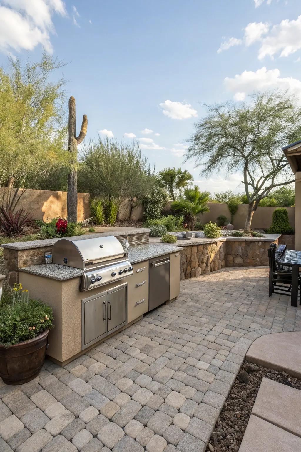 Paved grounds deliver endurance and style.