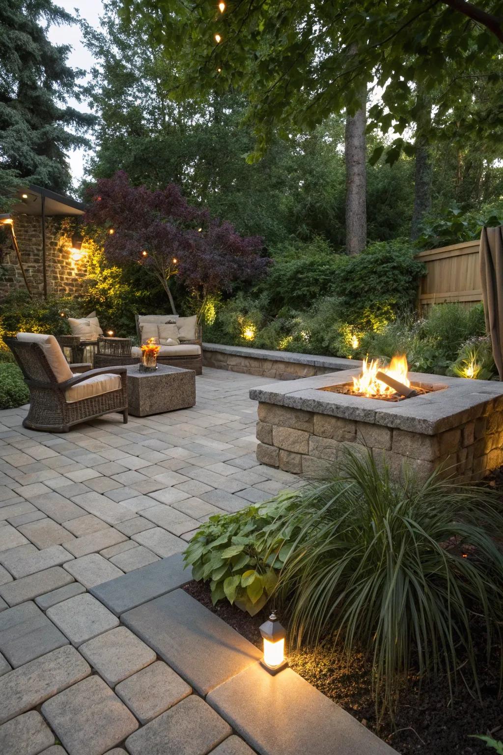 Paver stone flooring introduces strength and appeal to your patio.