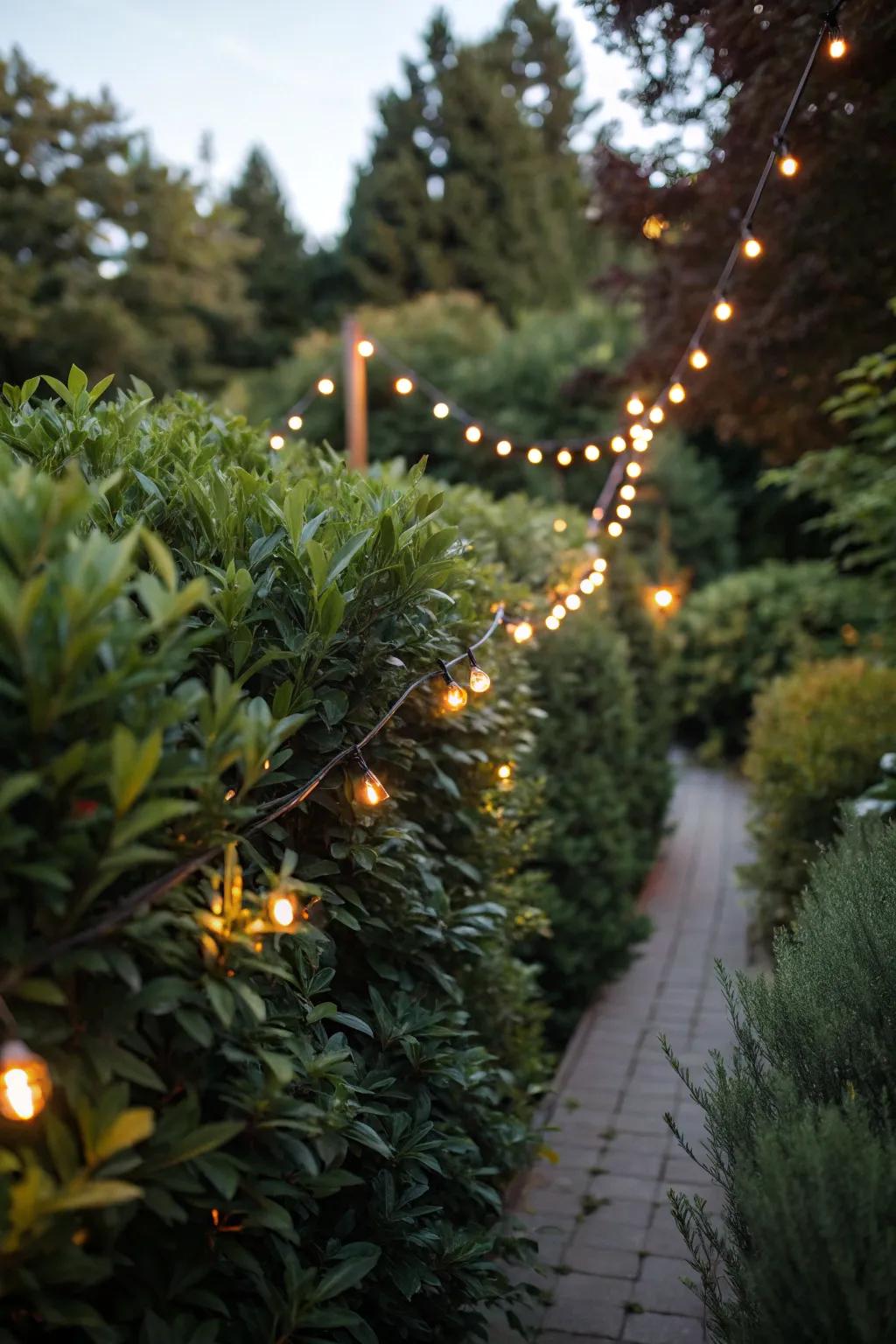 Seamlessly merge lights with nature.