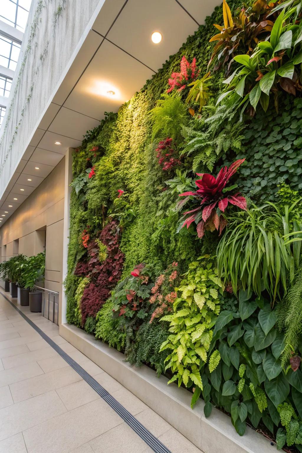 With vertical gardens, turn your walls into living artworks.