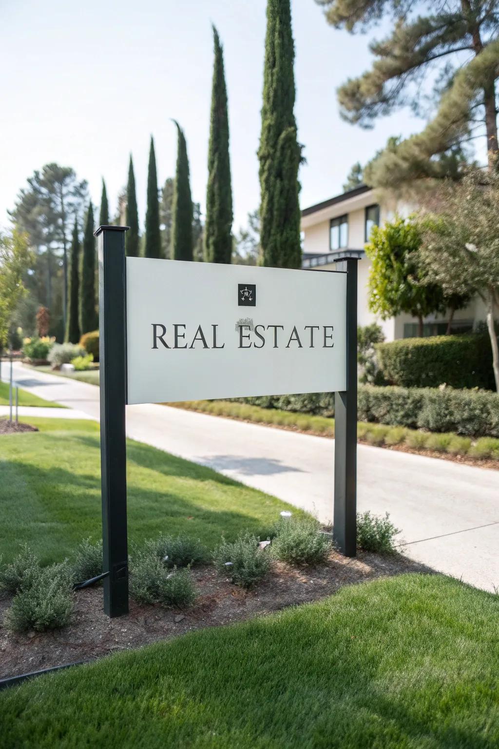 Simplicity meets elegance with simple property markers.