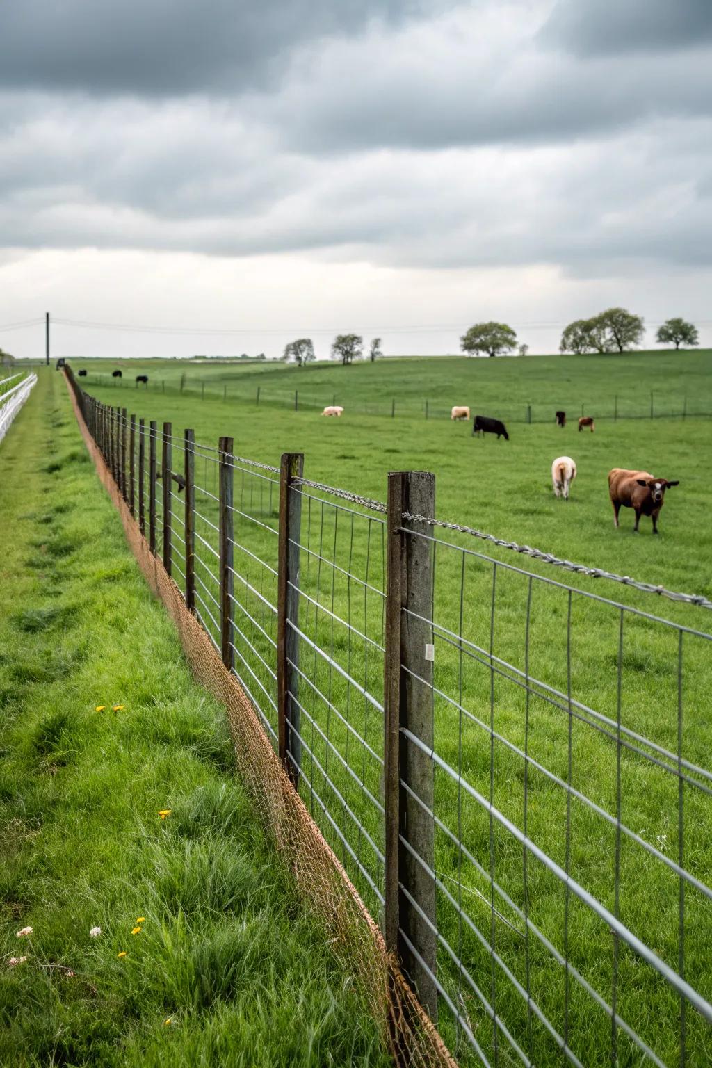 Livestock boards provide strength and security for animals.