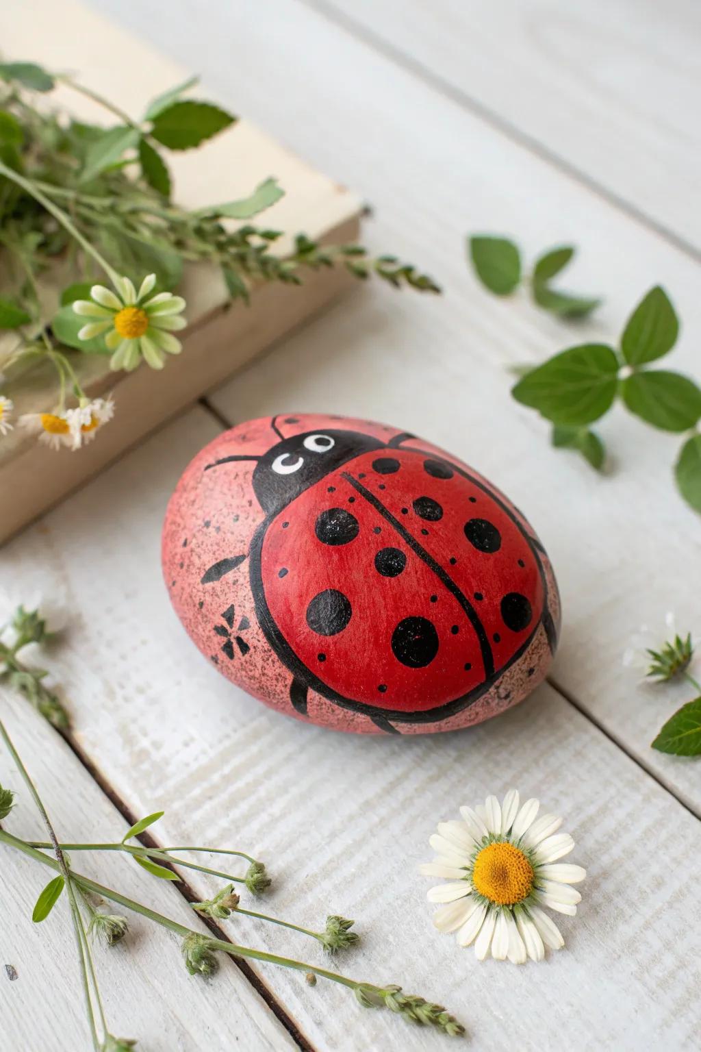 Brighten up your day with a touch of nature-inspired art&mdash;kid-friendly rock painting fun!