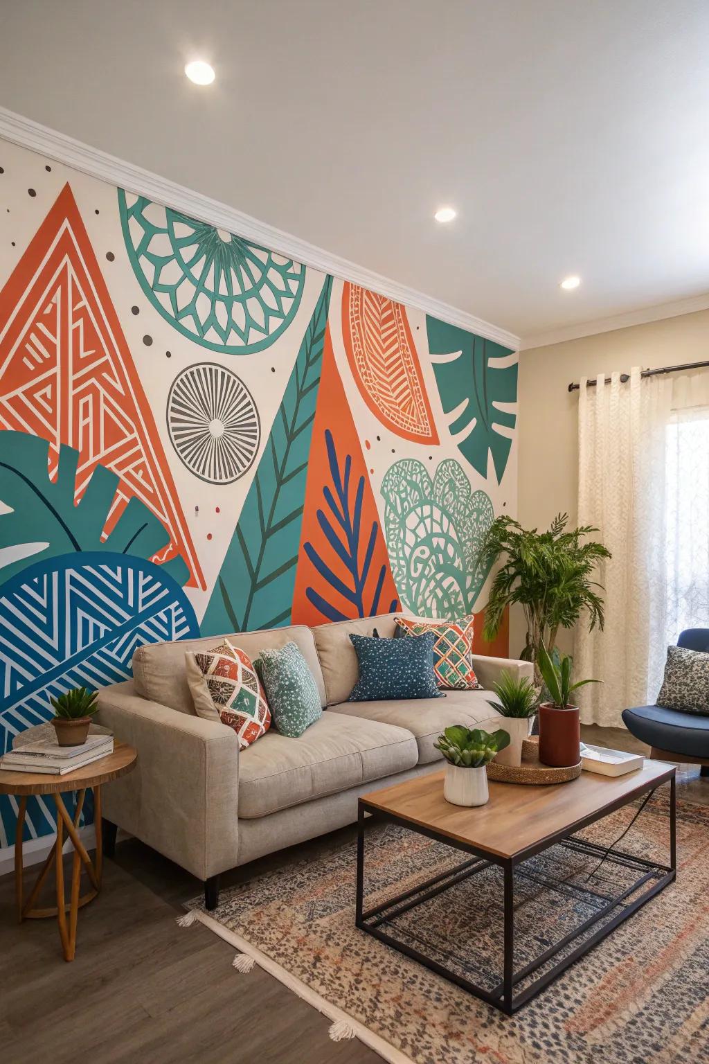 An artwork display wall can transform a space into a personal art display.