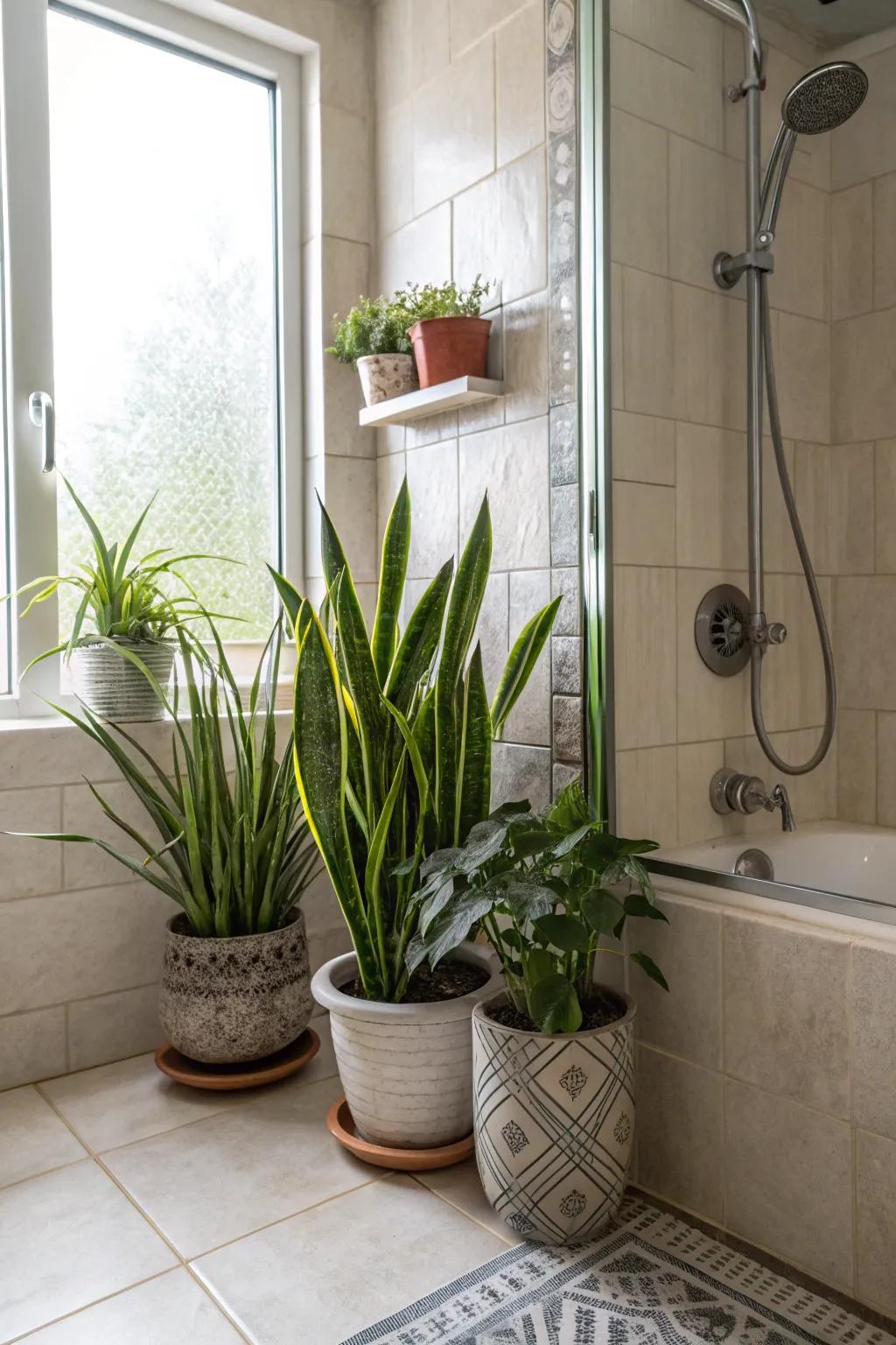 Elevate air quality through exquisite, air-purifying flora.