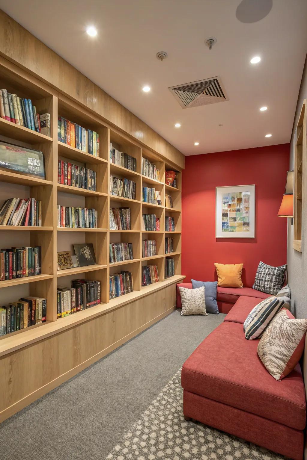 Color can dramatically shape the sentiment of your library.