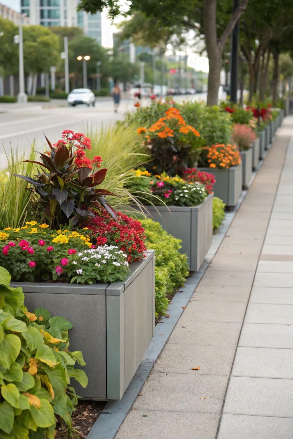 Raised beds add depth and keep your plants from being trampled.