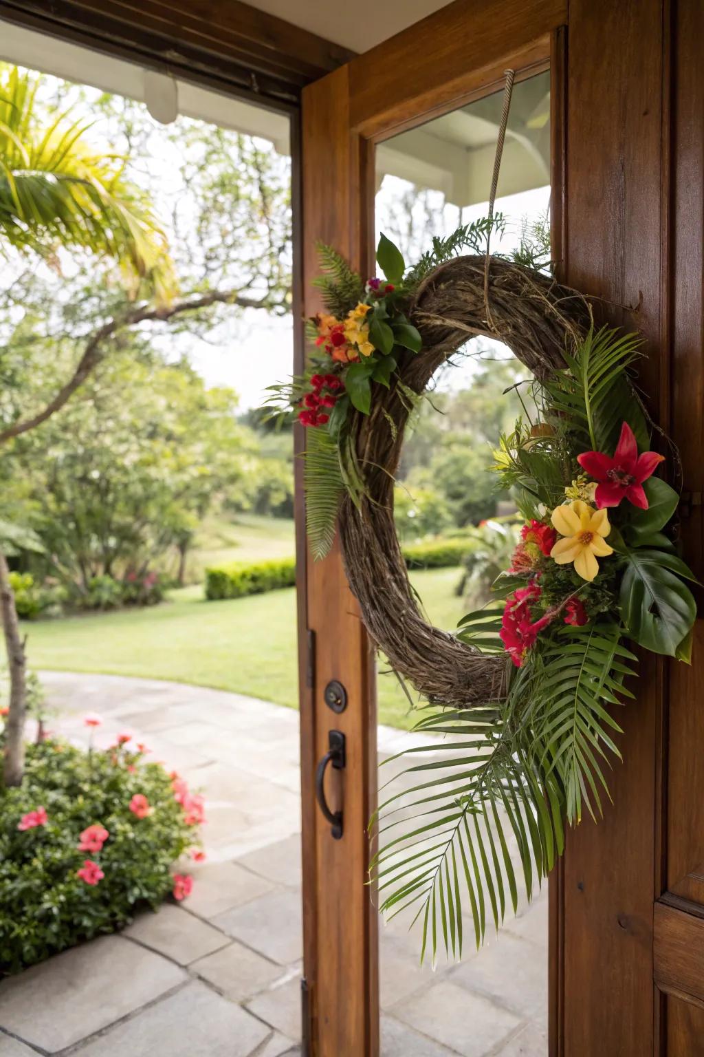 Establish an exotic escape through tropical components.