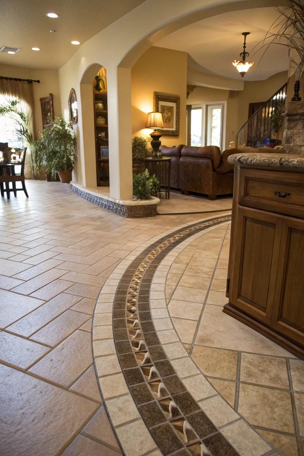 Soften spaces with sophisticated sweeping transitions.