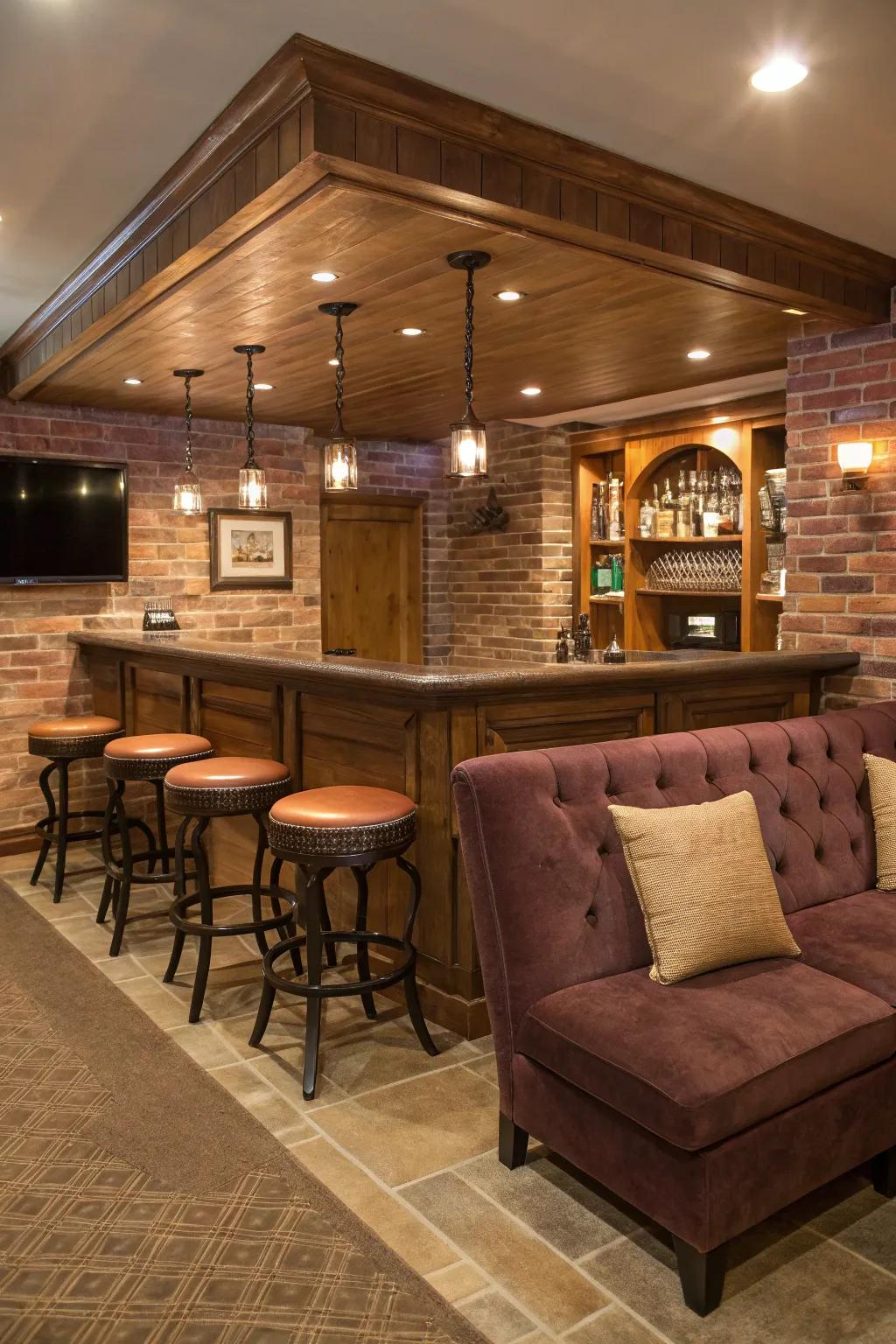 Comfortable seating entices visitors to unwind and relish the area.