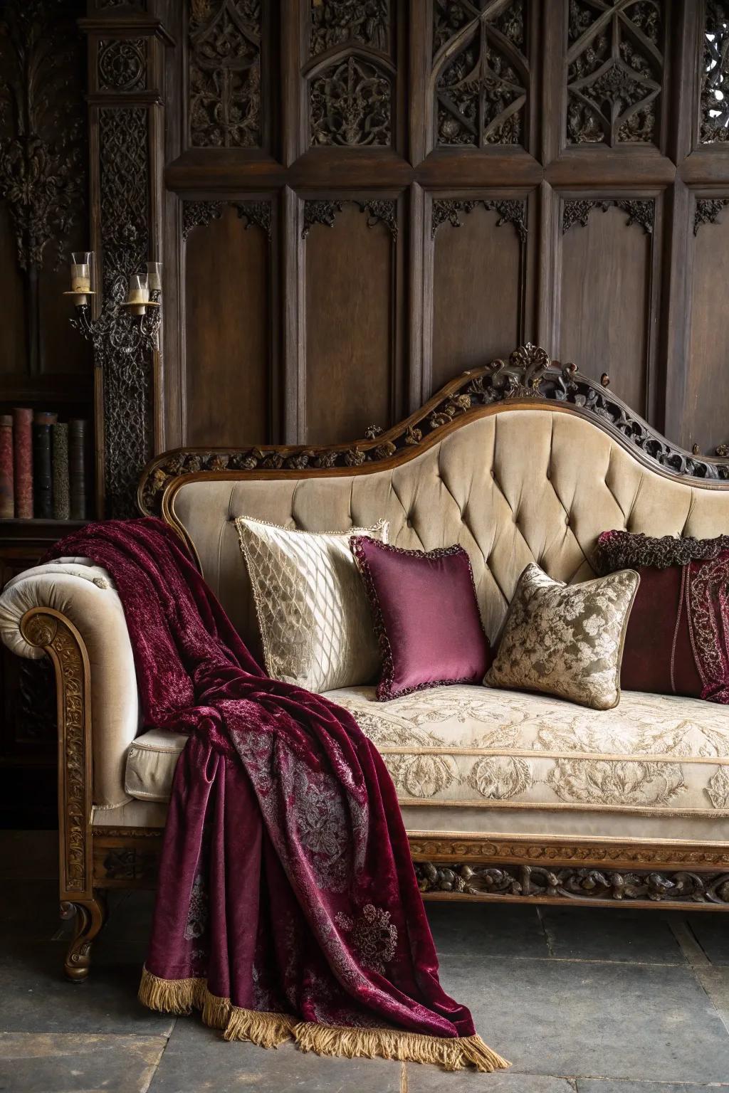 Rich materials give warmth and richness to the space.