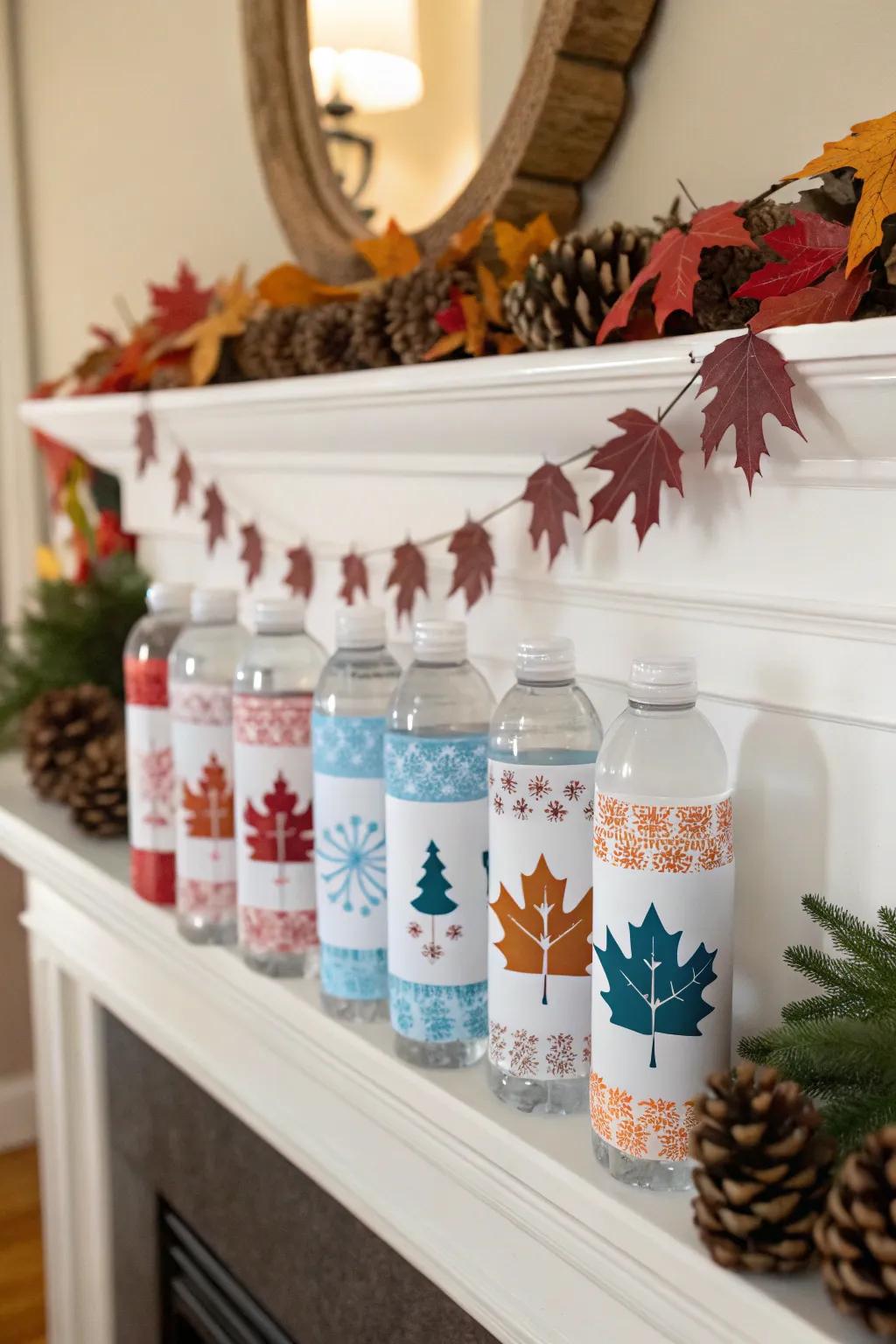 Seasonal hydration container aesthetics to complement the shifting decor.