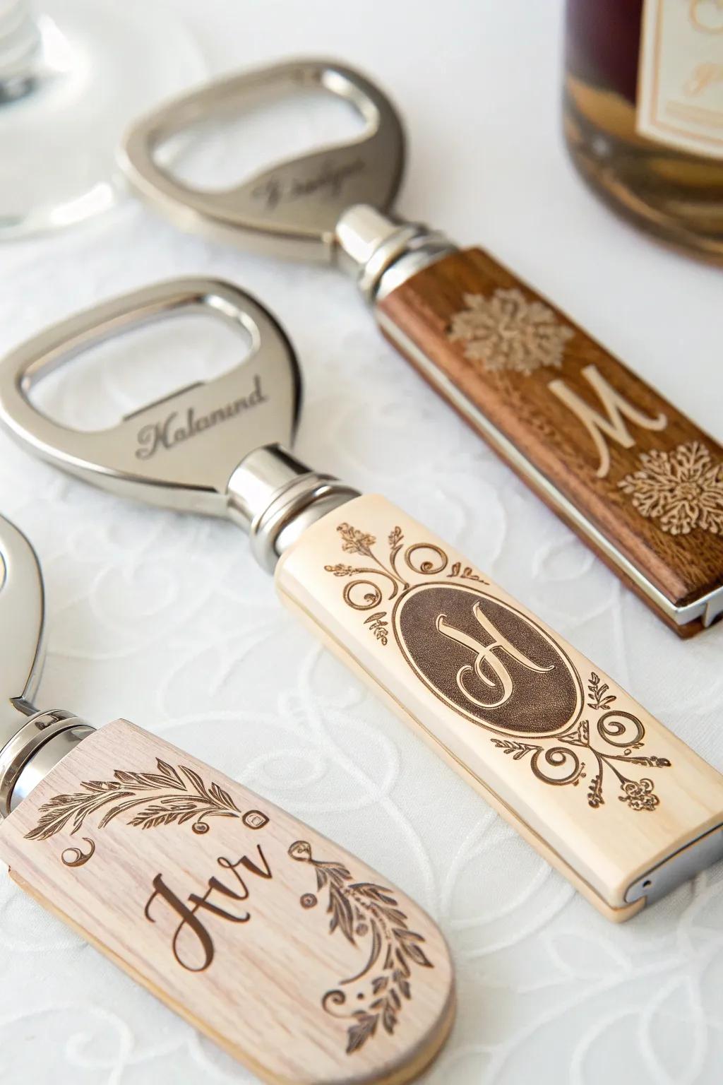 Bespoke bottle gadgets as a functional and memorable wedding gift