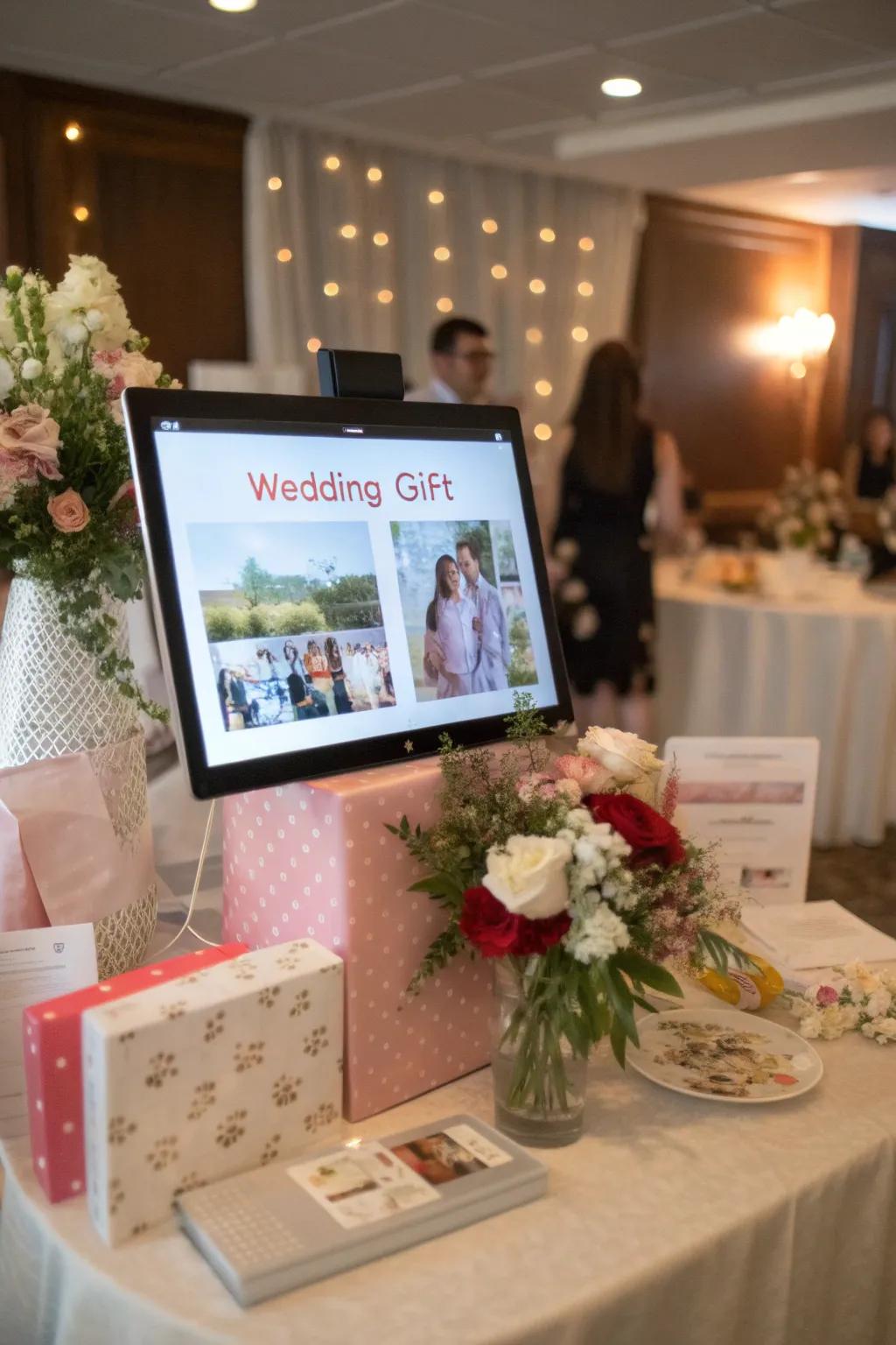A digital display adds a personal and modern dimension.