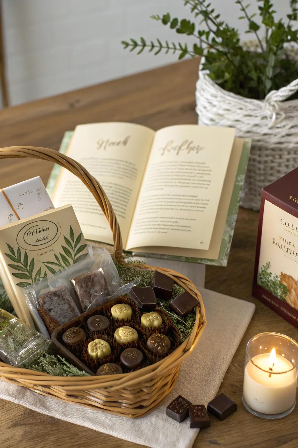 A personalized treat hamper to cause them to feel special.
