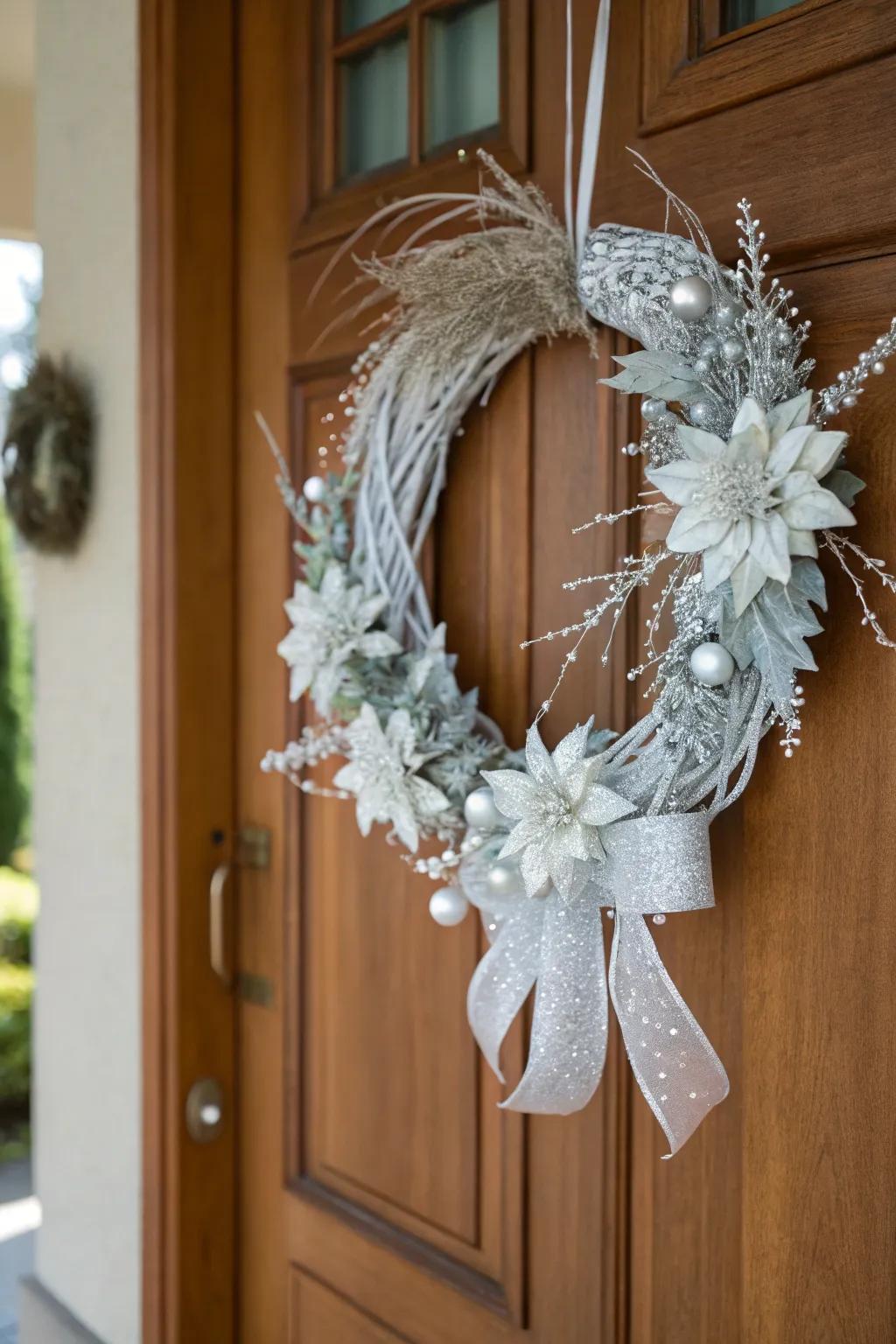 Greet visitors with a breathtaking decorative door garland.