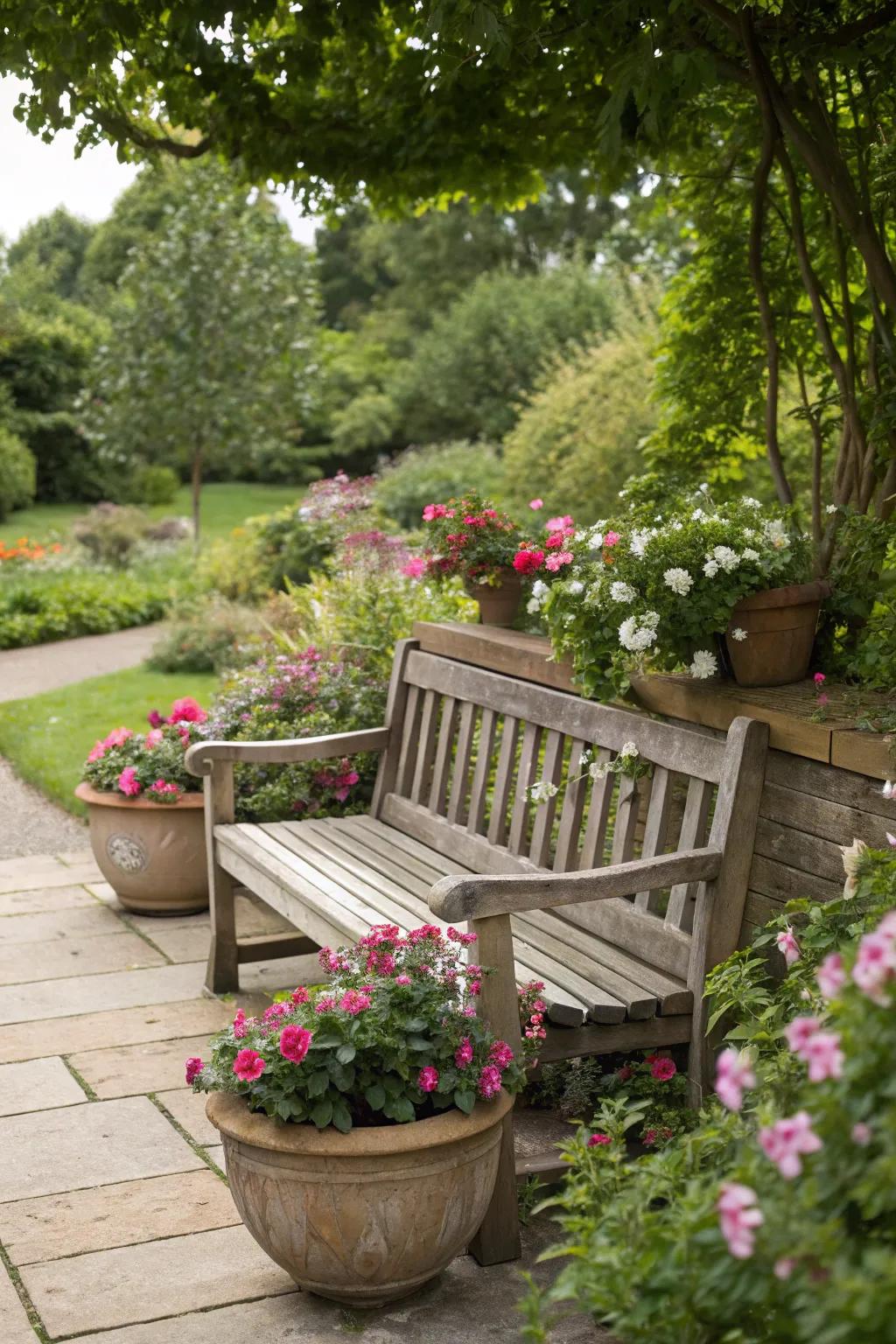 Combine comfort and nature with useful timber furnishings.