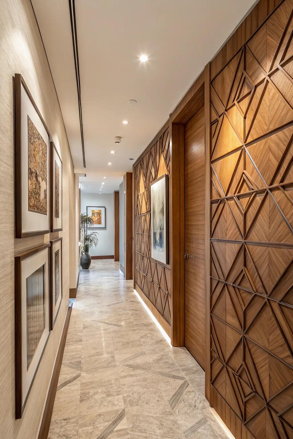 Geometric designs make your walls into artwork.