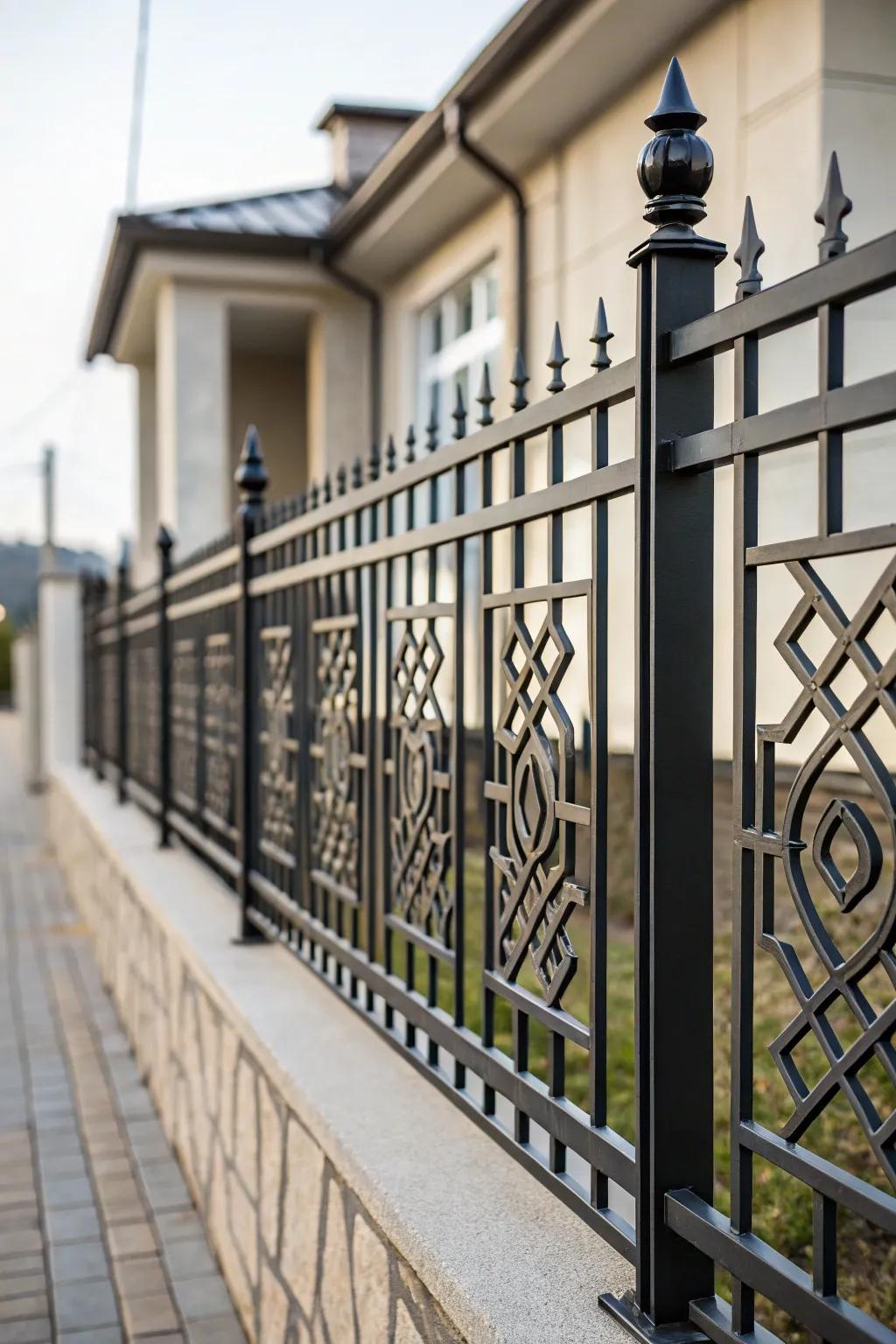 Geometric patterns infuse a contemporary sophistication into your outdoor environment.