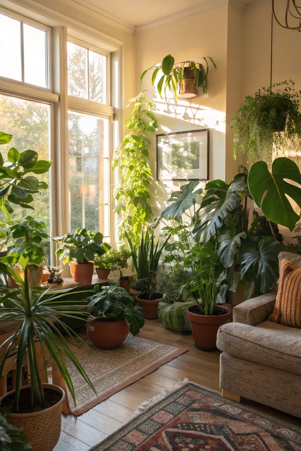 Indoor plants bring a refreshing and vibrant touch to any space.