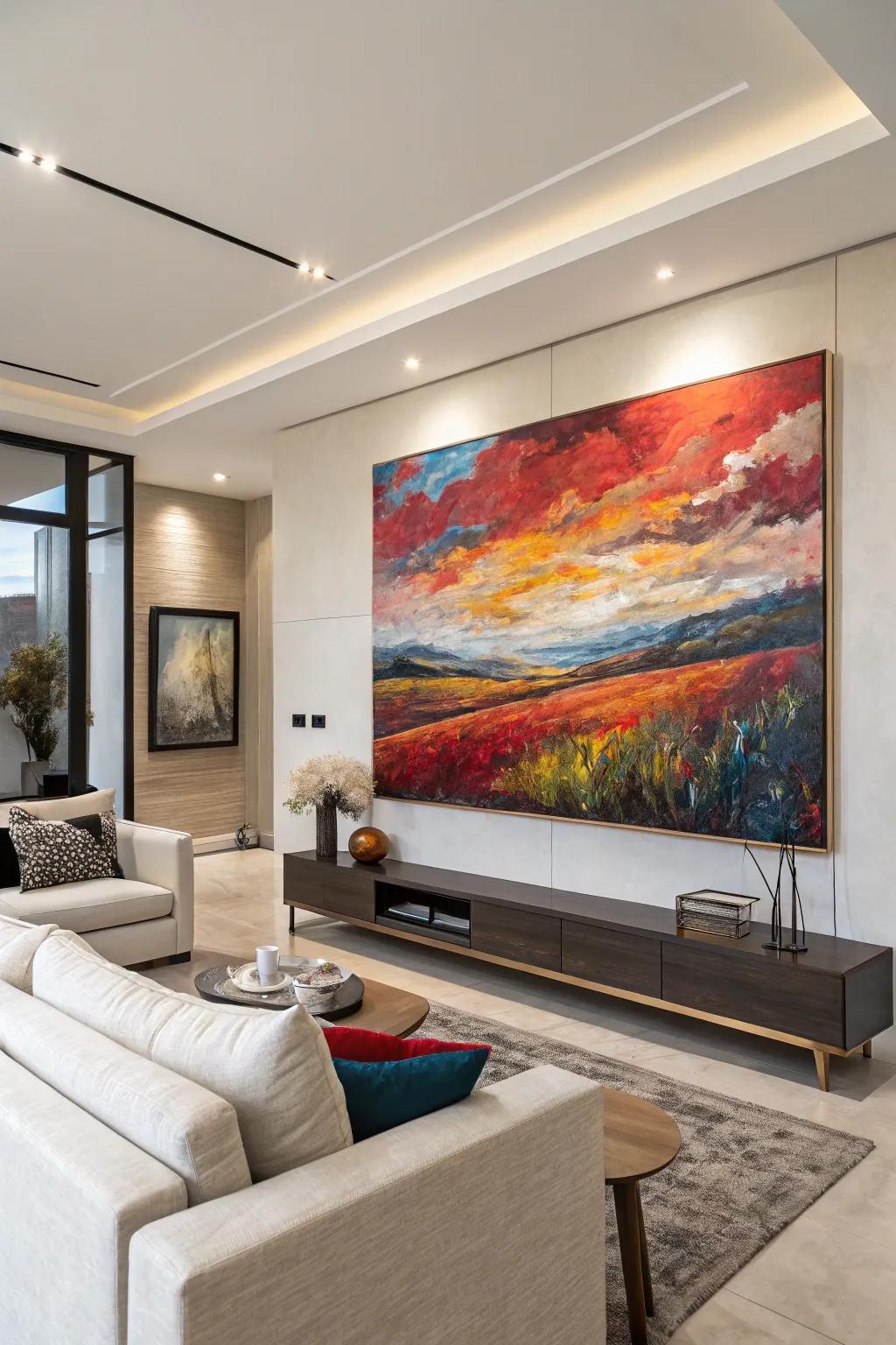 Abstract vistas capture the essence of places.