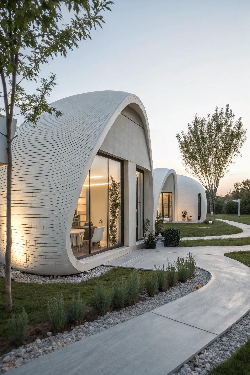 Step into tomorrow with 3-D printed houses.