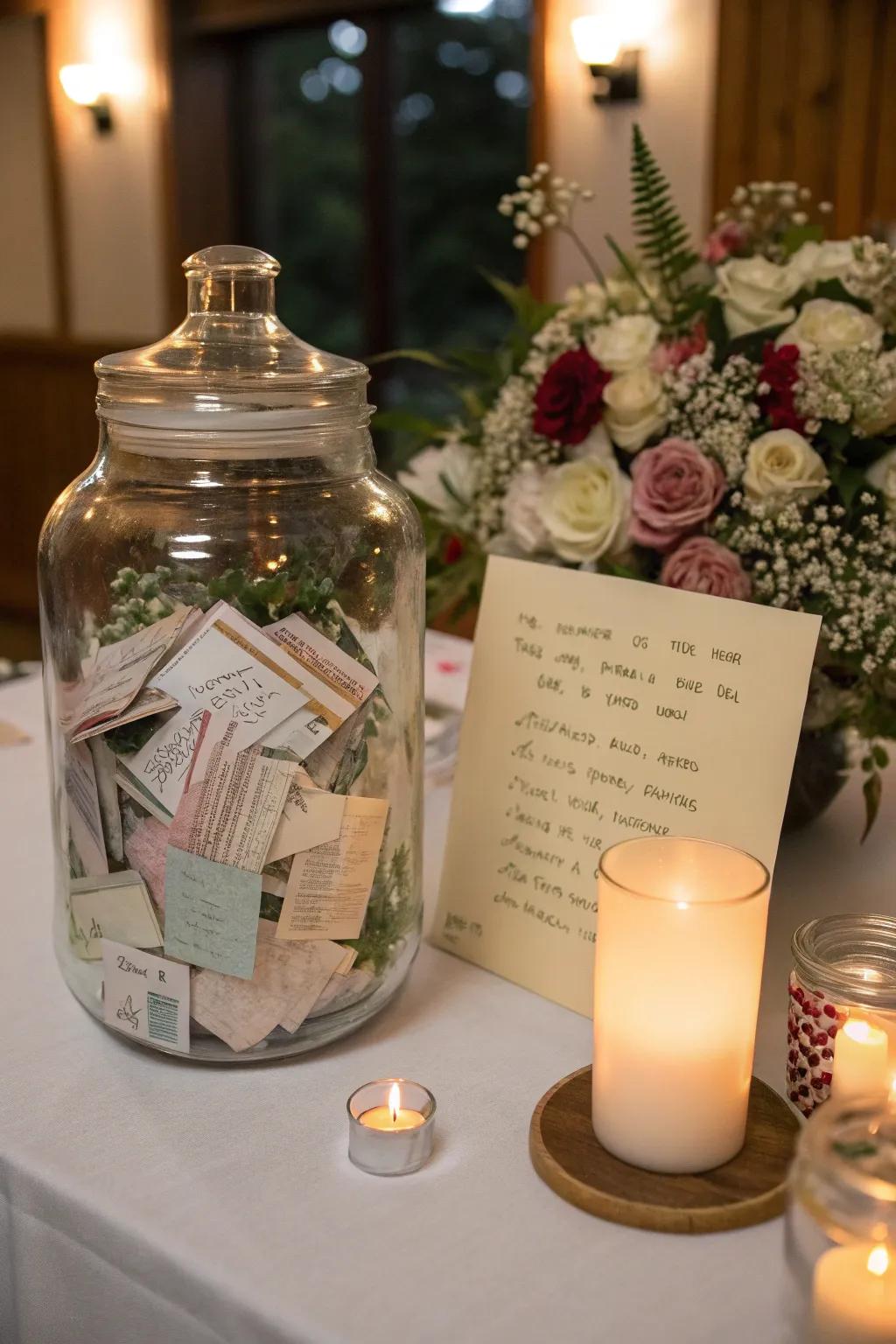 Collect cherished stories with a story vase.