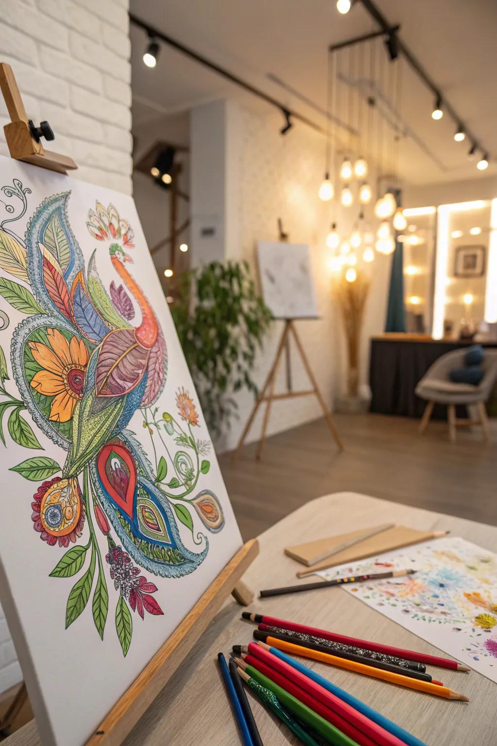 Crayon artworks infuse your space with dynamic detail