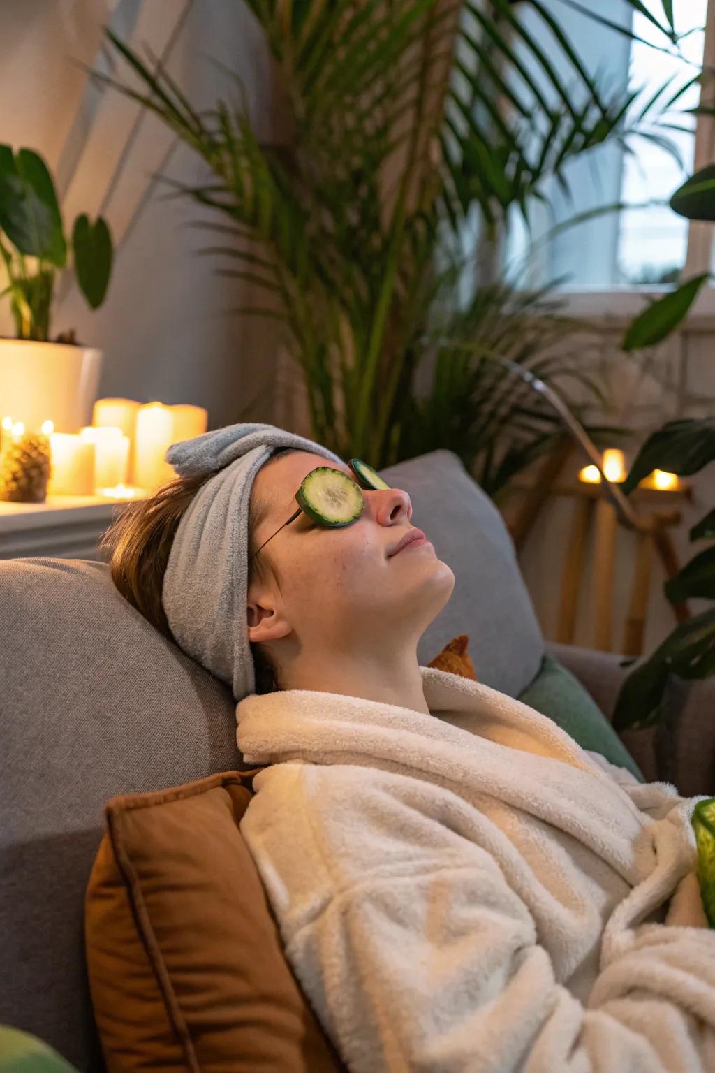 Cold eye compresses are a quick pick-me-up for tired eyes.