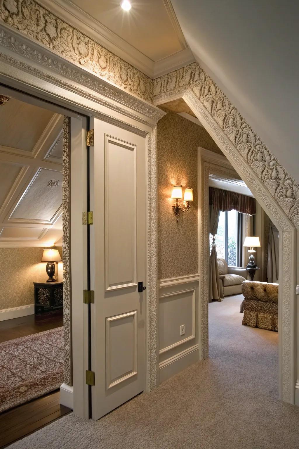 Layered finish deepens depth and feel.