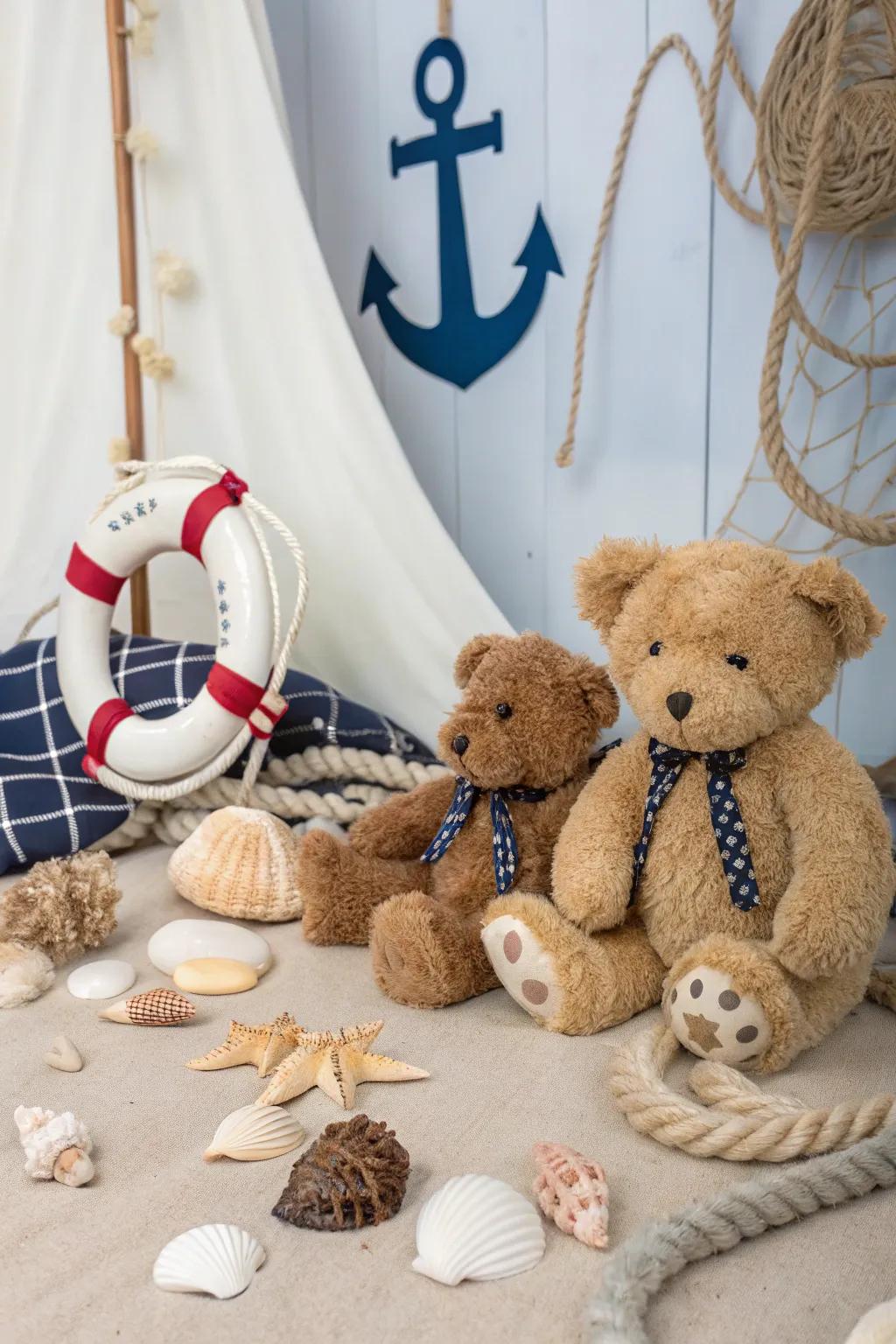 Theme-based embellishments enliven the decorations with charming details.