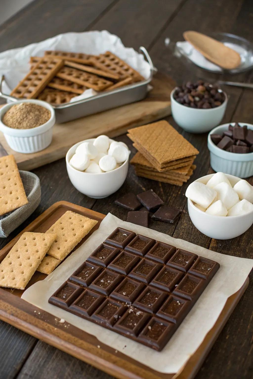 Unleash your creativity with s'mores by exploring distinctive ingredient pairings.