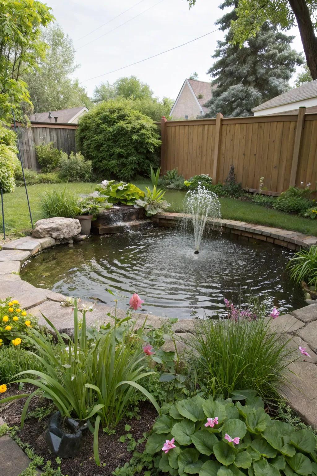 Water features infuse tranquility and beauty into any garden environment.