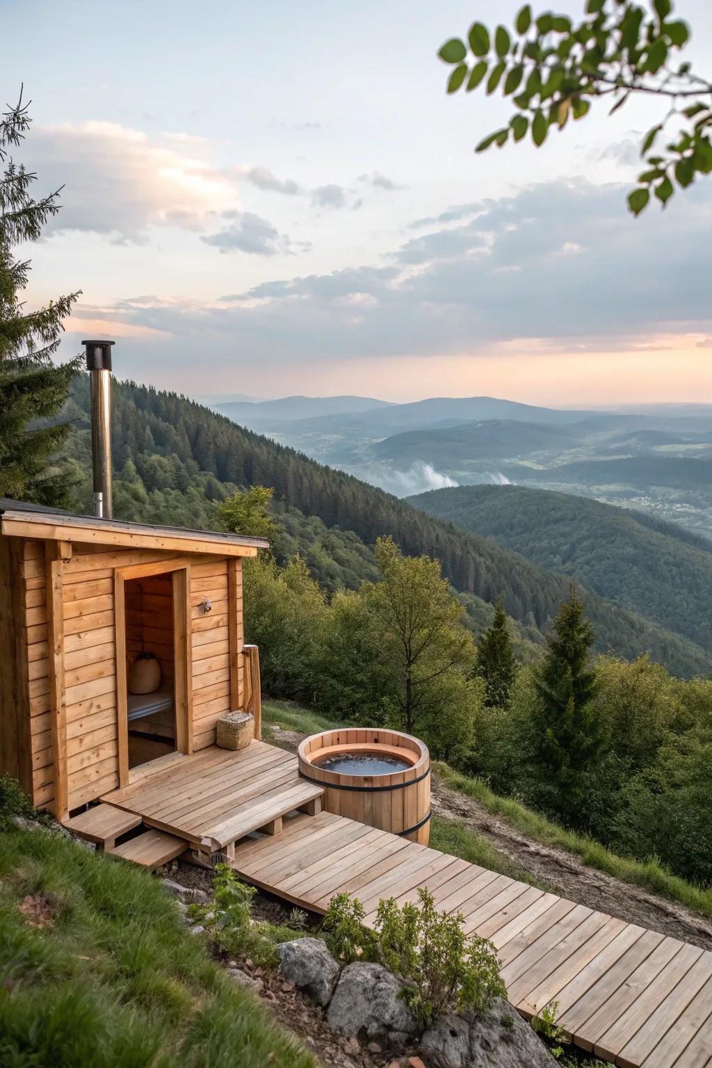 A hillside retreat designed with stunning views.