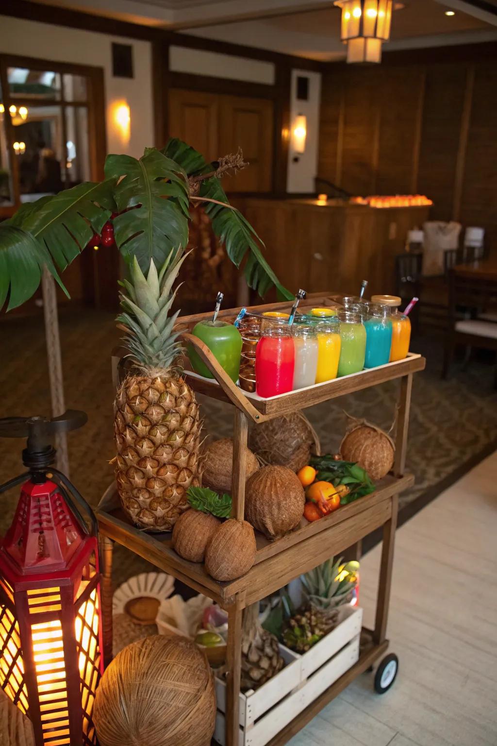 A themed bar adds character and fun.