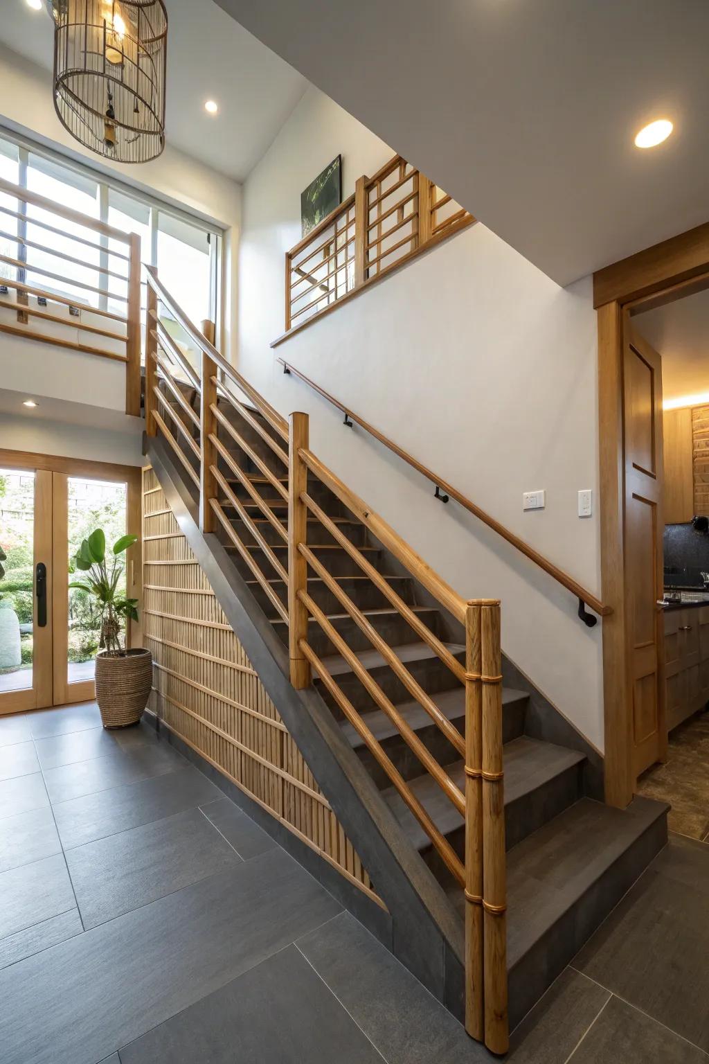 Nature-friendly materials fashion a sustainable design proclamation.