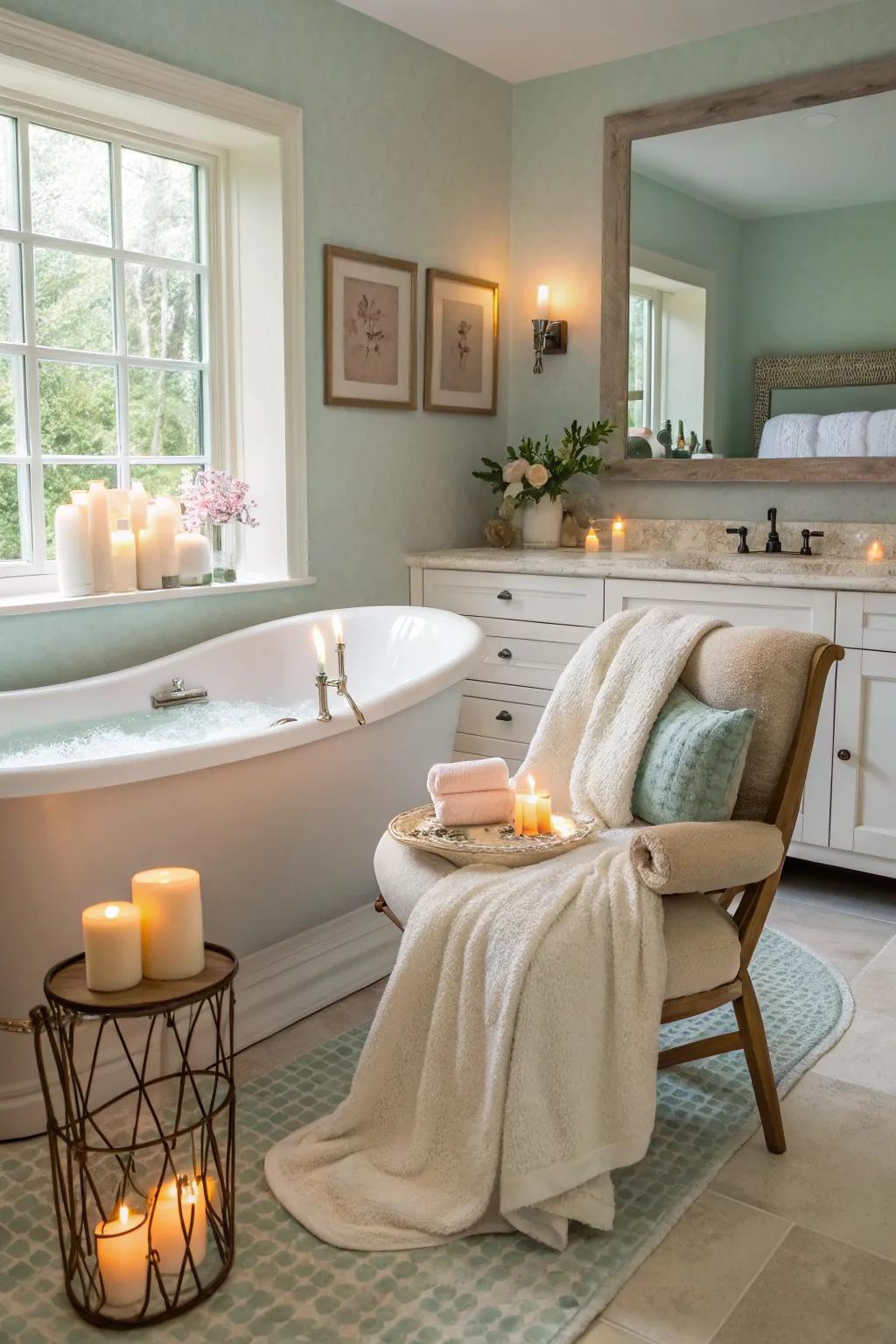 Transform your bathroom into a serene sanctuary escape.