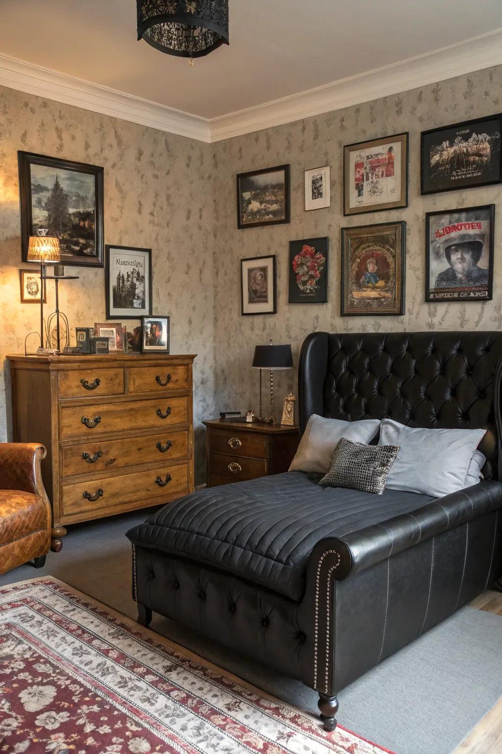 Intermixing current and age-old styles fashions an eclectic yet unified space.